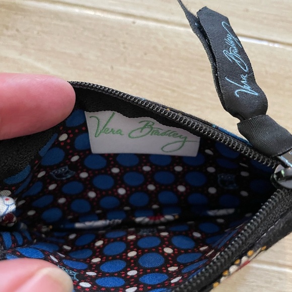 Vera Bradley 3 piece purse set. Blue Red White owl print. Retired pattern - Picture 9 of 14